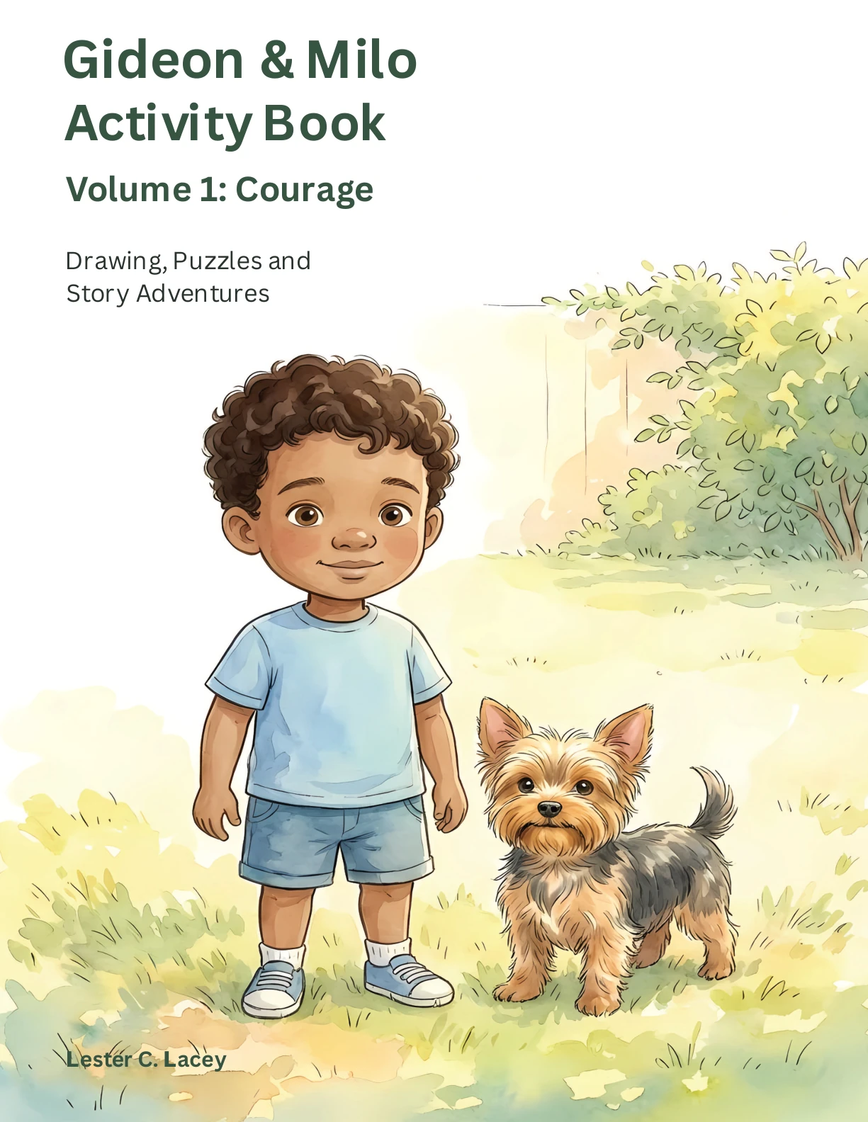 Gideon and Milo Activity Book Volume 1 Courage cover